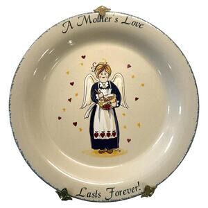 2000 Home & Garden Party “A Mother’s Love Lasts Forever!” Ceramic Plate w Hanger
